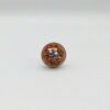 Anillo Ajustable de Madera Bordado a Mano