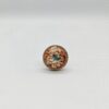 Anillo Ajustable de Madera Bordado a Mano